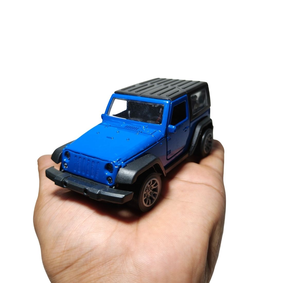 mahindra thar blue die cast toy car – 1:32 scale collectible